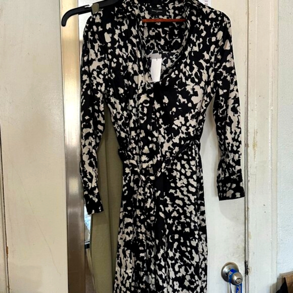 Banana Republic Tie Waist Midi Dress